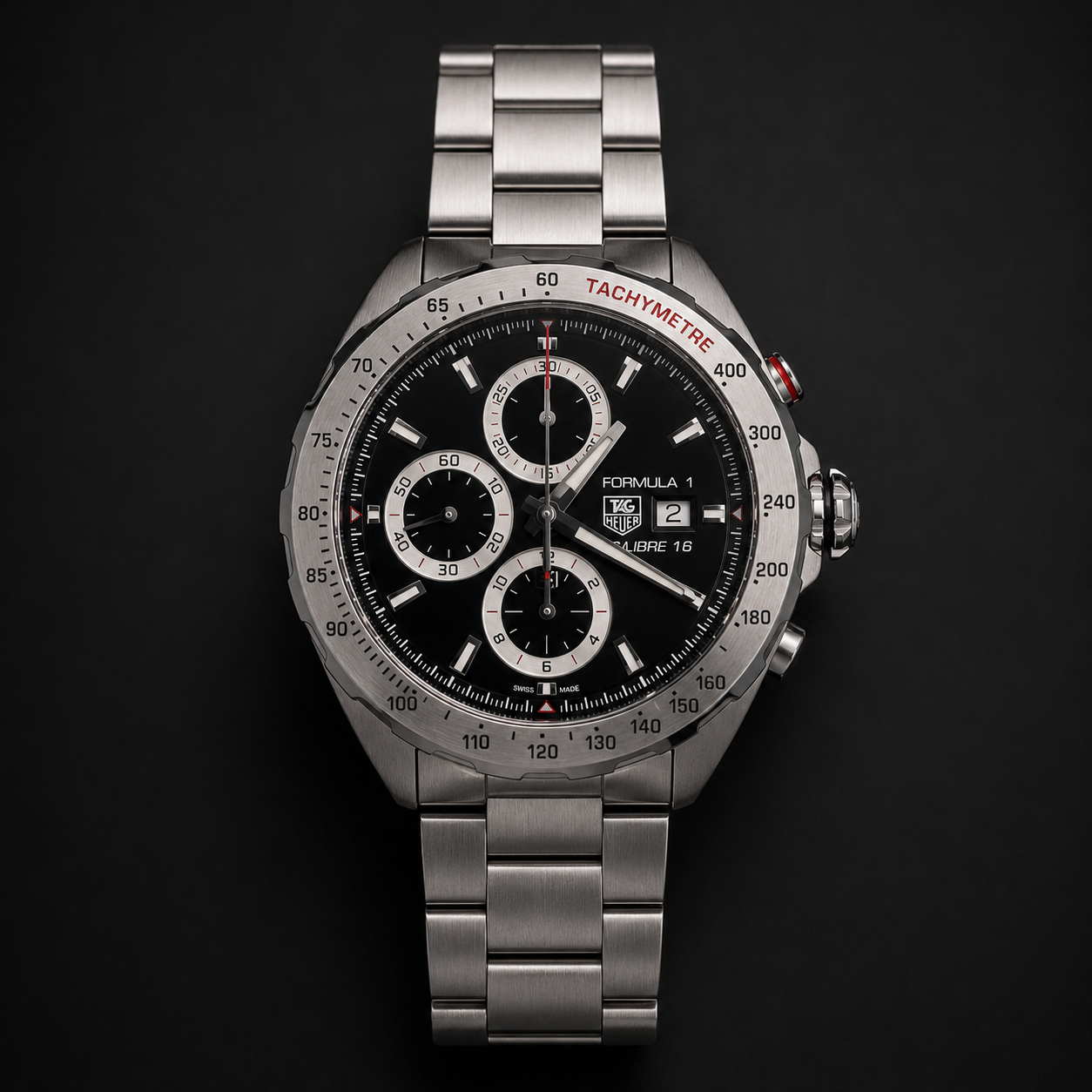 TAG Heuer Formula 1 Calibre 16 de 43 mm con esfera negra
